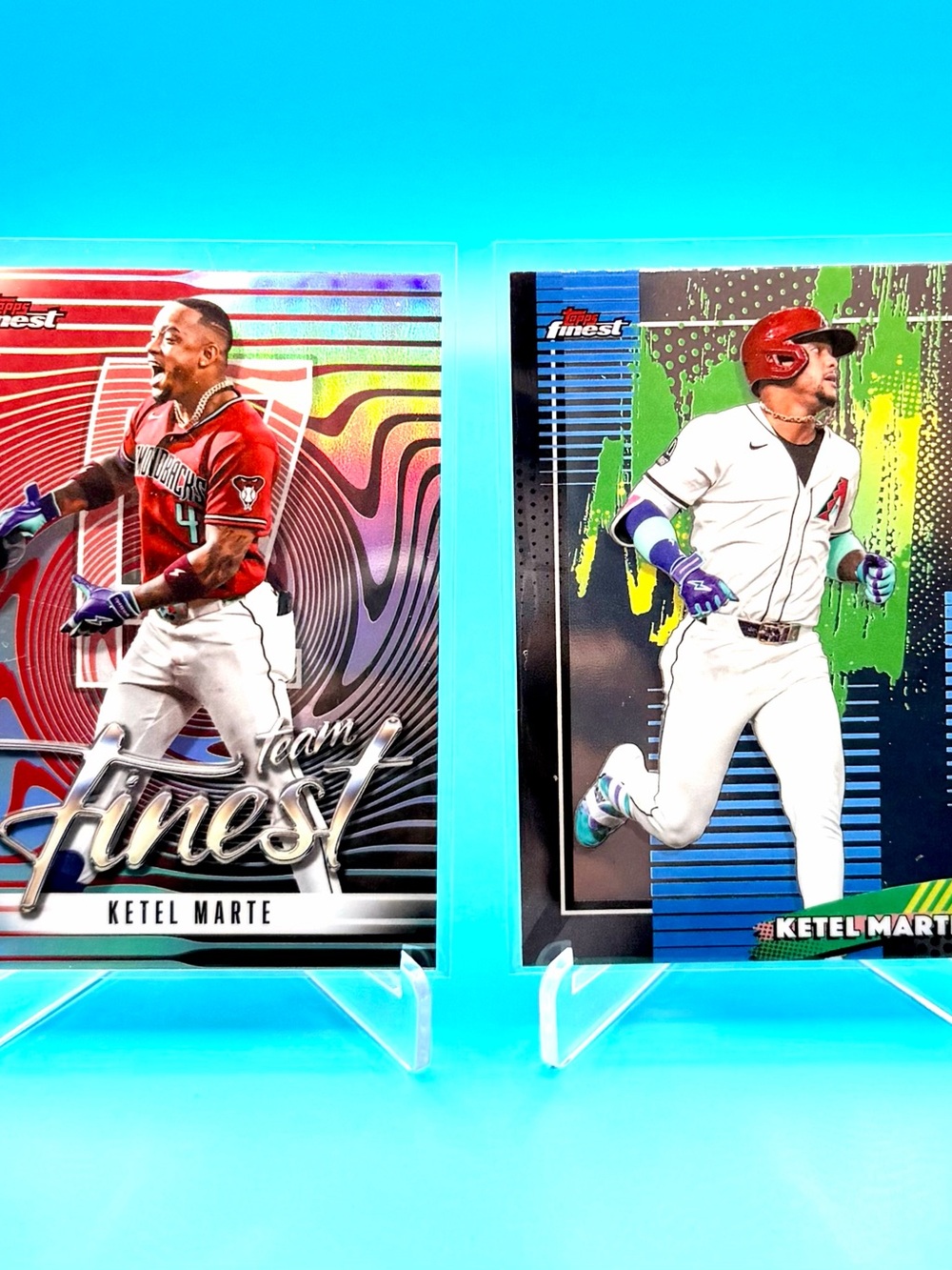 🔥KETEL MARTE LOT! 🔥Topps Finest Common + Team Finest Refractor! 🤩
